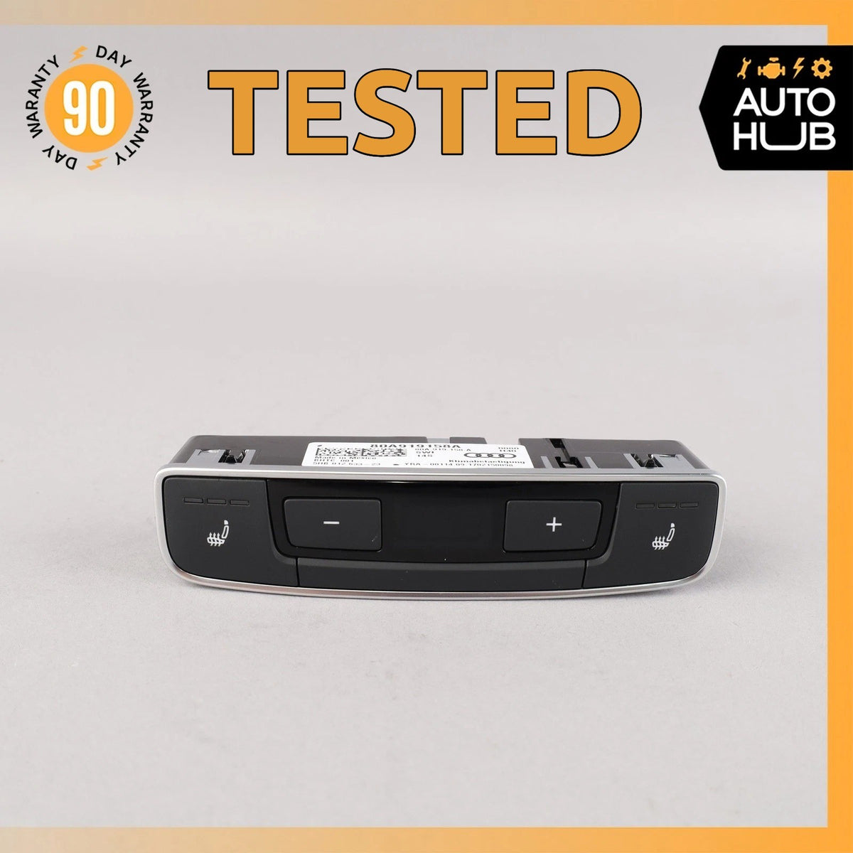 18-20 Audi FY Q5 Rear Center Console Heated Seat Control Switch OEM - photo 1