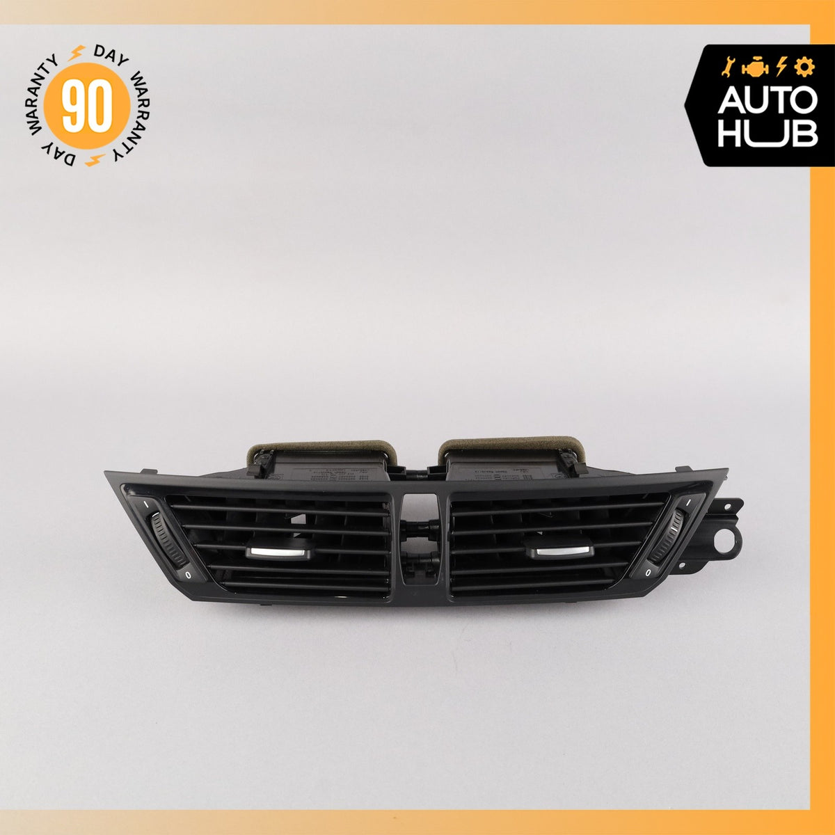 10-15 BMW E84 X1 Center Dash Hazard A/C AC Air Vent Black OEM - photo 2
