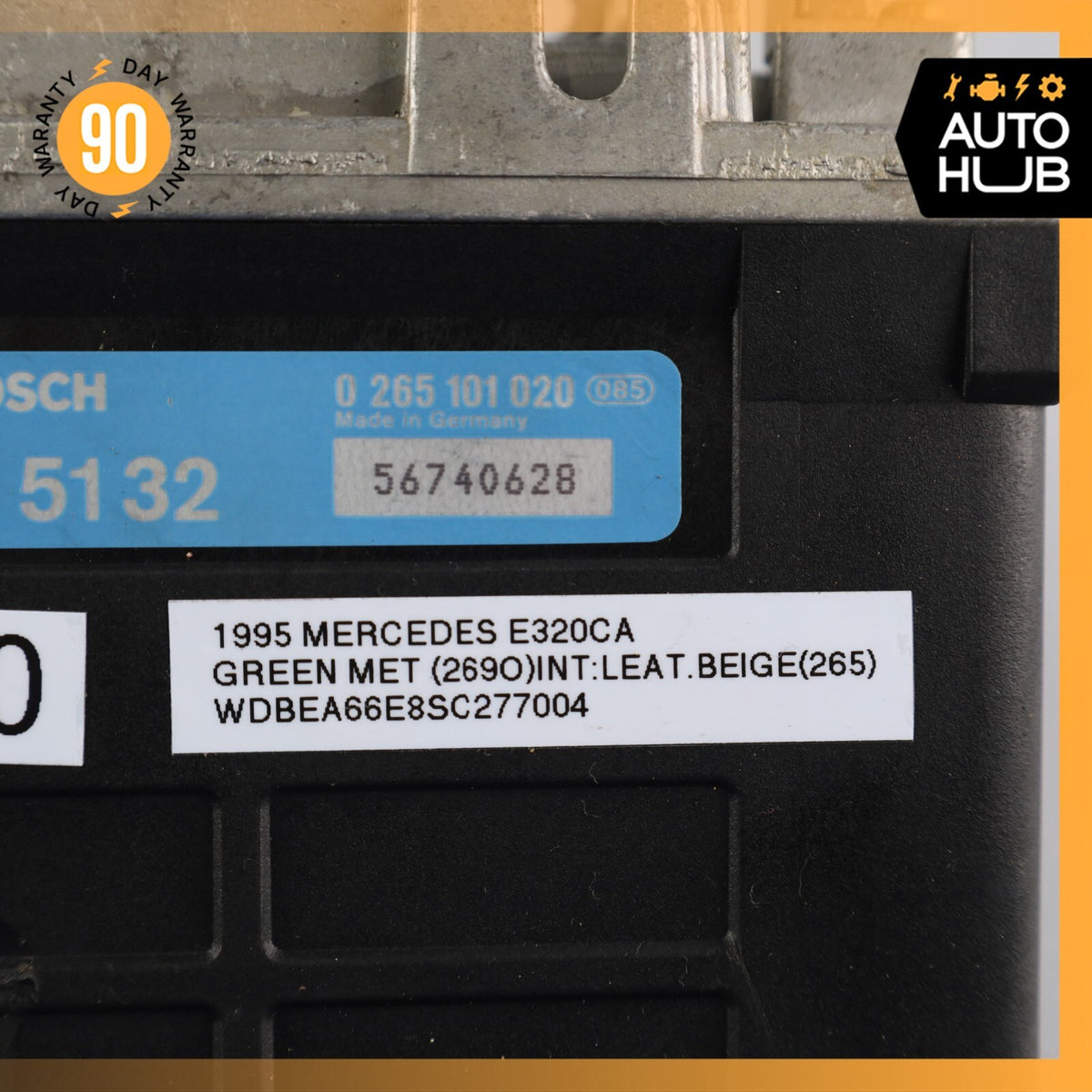 86-95 Mercedes W124 E320 500SL ABS Antilock Brake Control Module 0055455132 OEM - photo 11