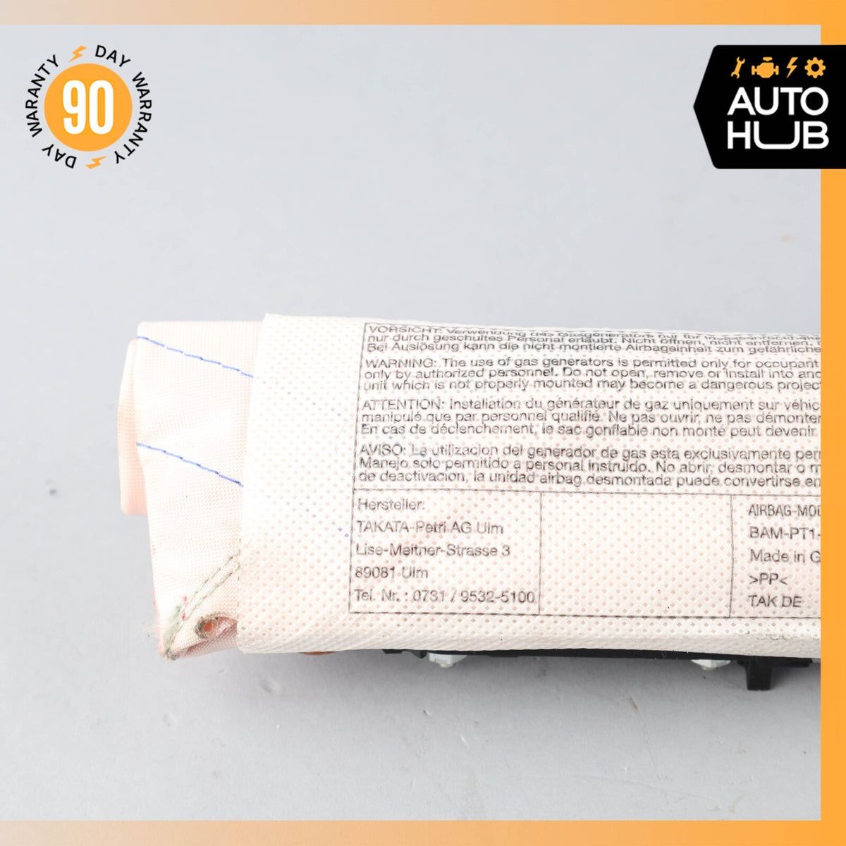 11-18 Porsche Cayenne 958 Turbo Front Right Passenger Side Seat Airbag OEM - photo 2