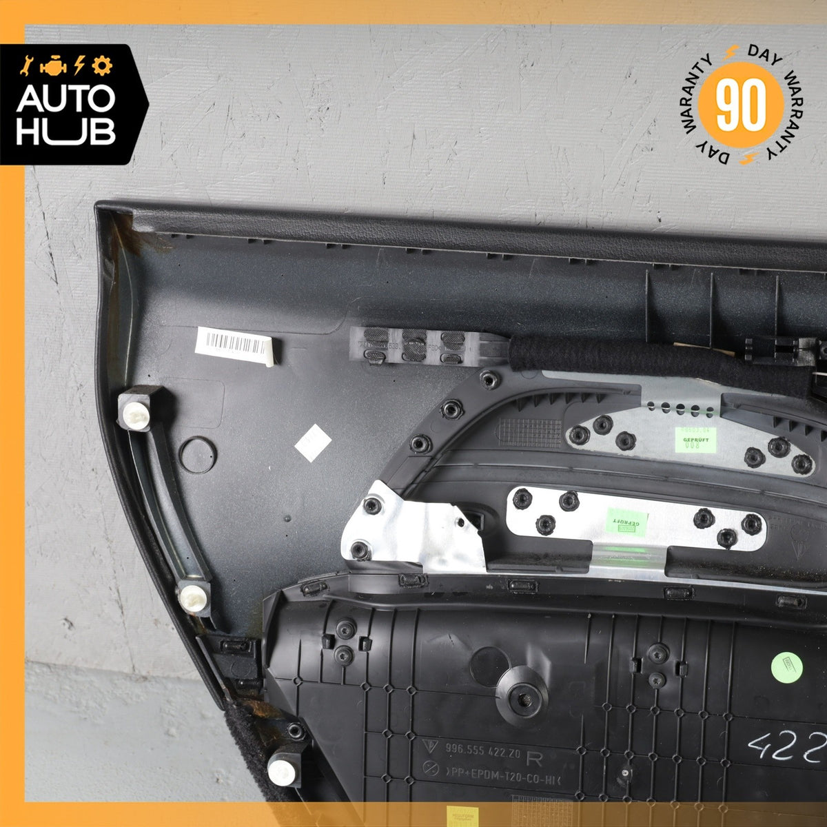 00-04 Porsche Boxster 986 Front Right Side Interior Door Panel Trim Black OEM - photo 16