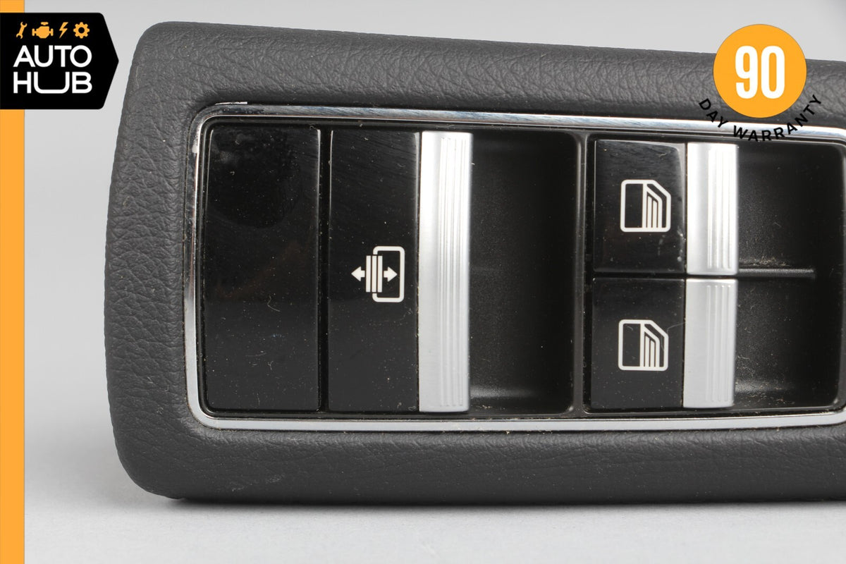 10-13 Mercedes W221 S550 S400 Rear Left Driver Window Control Switch Black OEM - photo 7