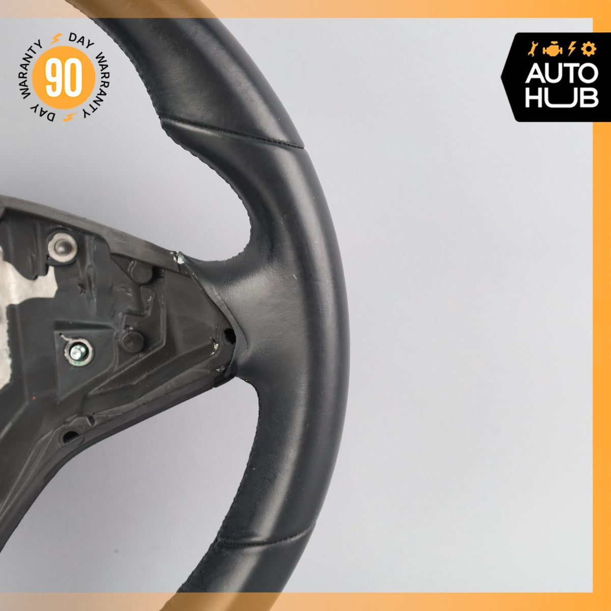 Tesla Model S Steering Wheel Flat Bottom 100527900D OEM 63k - photo 5