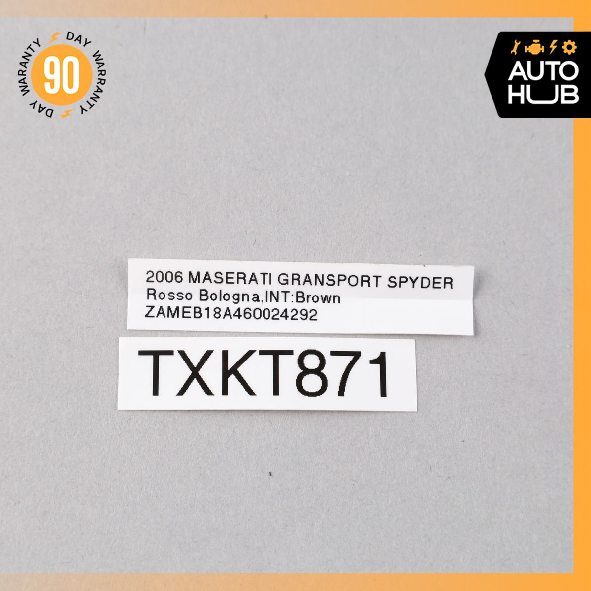 Maserati M138 GranSport Spyder Left Side Knock Sensor OEM 46k - photo 8