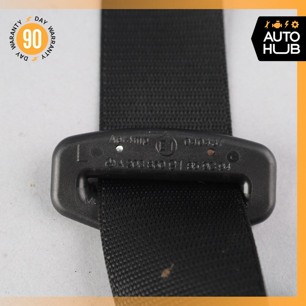 01-07 Mercedes W203 C55 AMG C240 Seat Belt Seatbelt Rear Left Driver Side OEM - photo 14