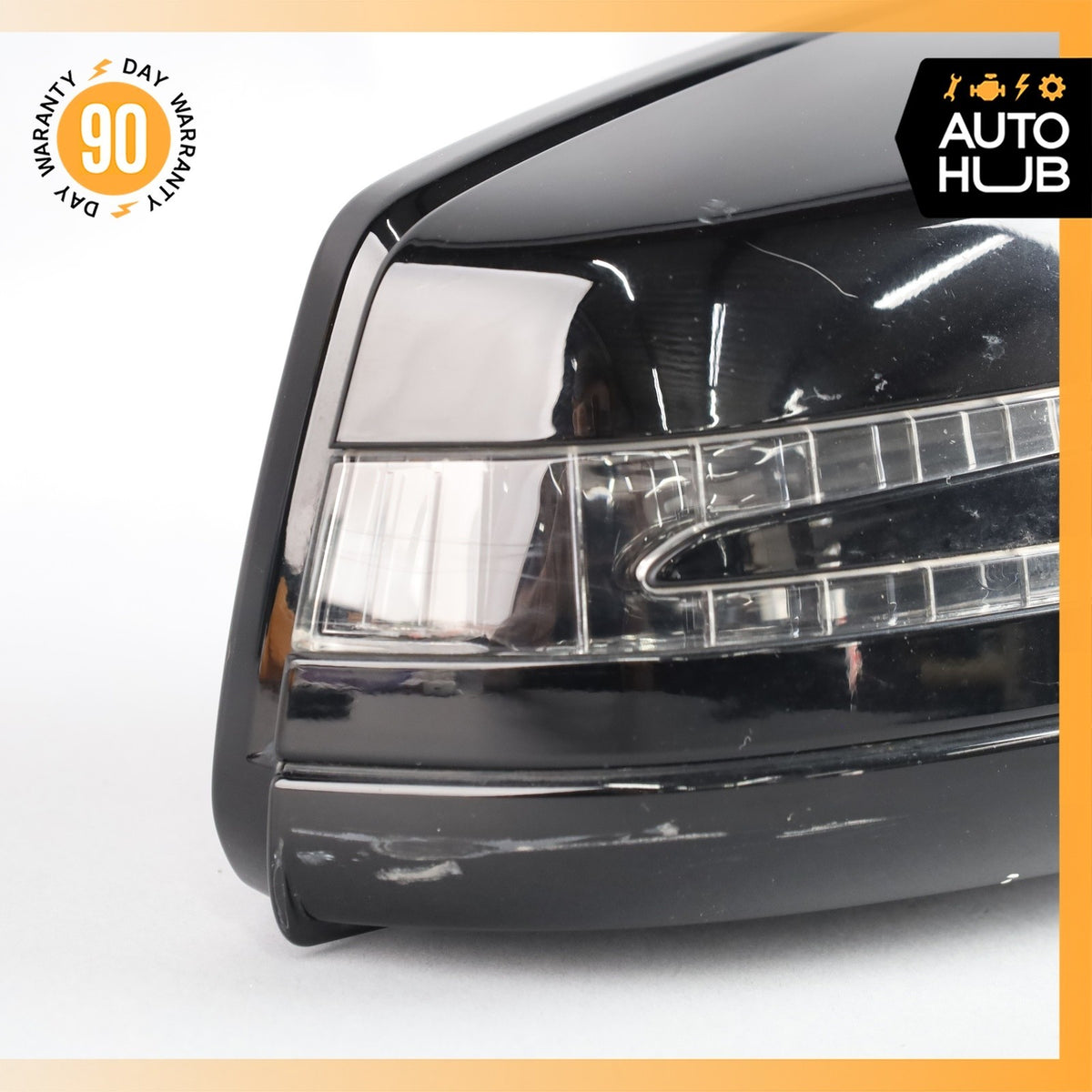10-17 Mercedes W207 E350 E550 Right Side Rear View Door Mirror White OEM 86k - photo 19