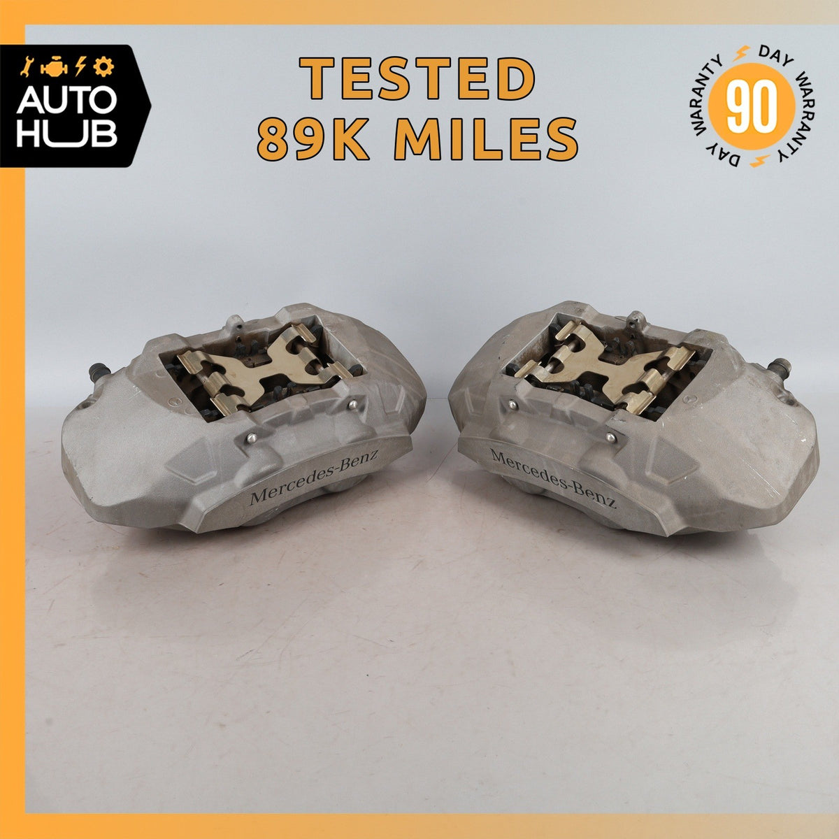 Mercedes W213 E300 CLS450 E450 Front Brake Caliper Calipers Set 000421000 OEM - photo 1