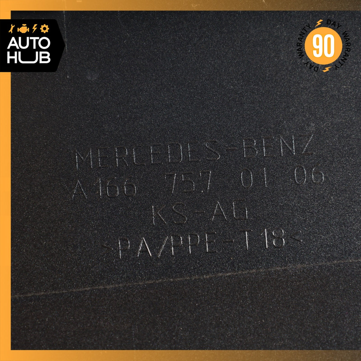 13-19 Mercedes X166 GL350 GL550 Fuel Gas Filler Lid Door Black OEM - photo 13