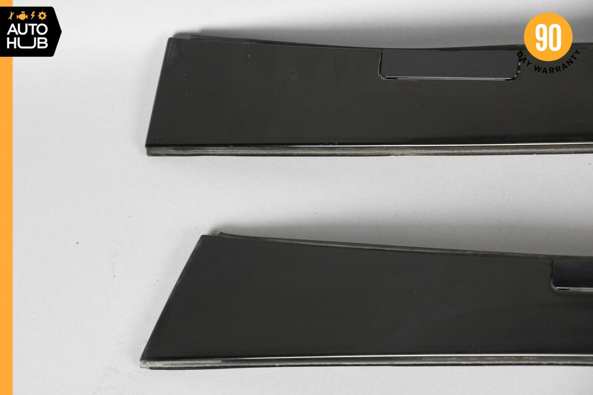 Mercedes W204 C300 C350 Exterior Roof Molding Inner Port Bag Cover Set of 2 OEM - photo 2