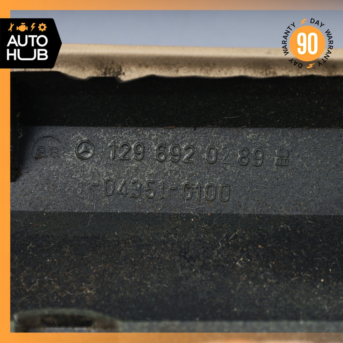 90-02 Mercedes R129 SL500 300SL A Pillar Trim Cover Right Passenger Java OEM - photo 11
