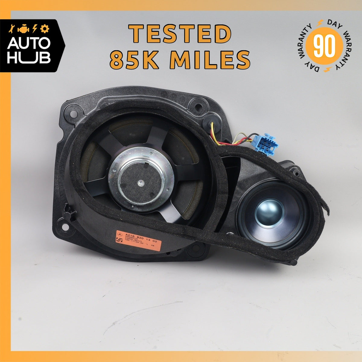 07-09 Mercedes W216 CL550 CL63 Front Left Driver Door Speaker Tweeter OEM 85k - photo 1