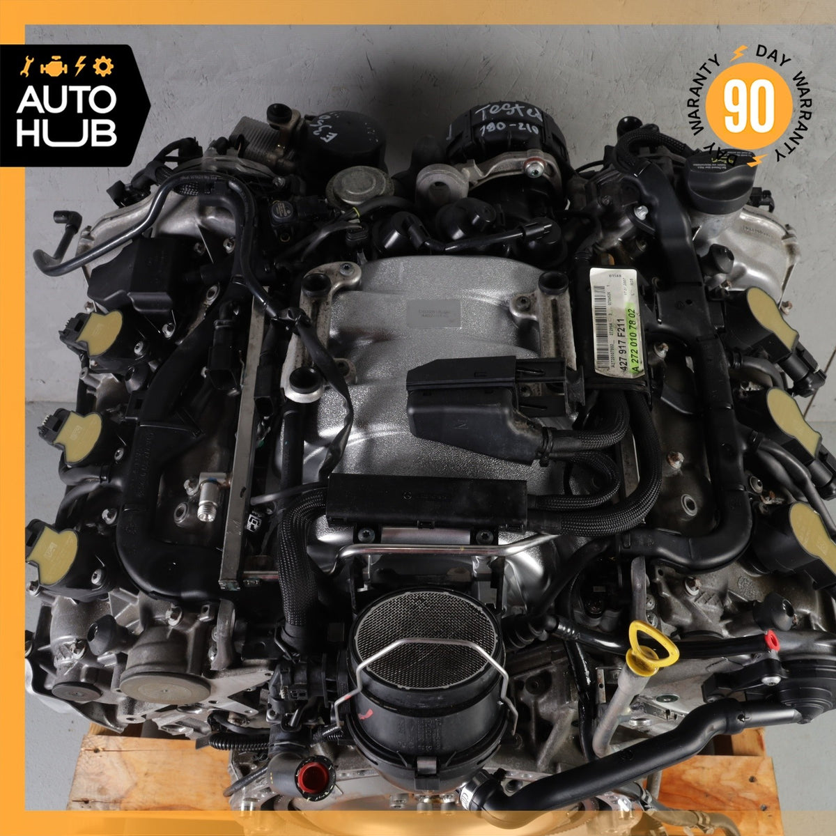 05-11 Mercedes W211 E350 CLK350 RWD Engine Motor 3.5L V6 M272 272.964 OEM 112k - photo 11