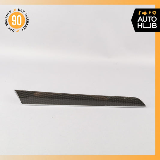 Audi B8 S4 Front Left Interior Door Trim Carbon Fiber 8K0867409E OEM - photo 1
