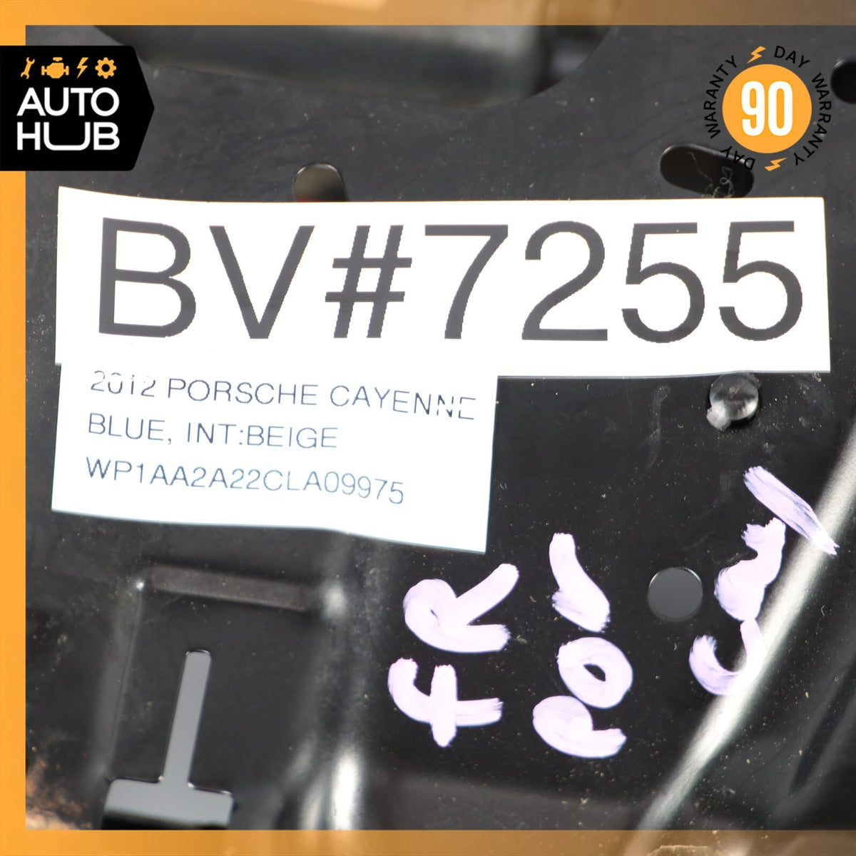 11-24 Porsche Cayenne 958 Lower Seat Track Rail Frame Front Right OEM - photo 18