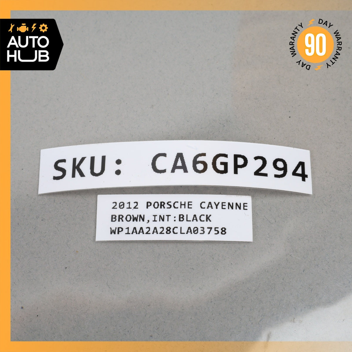 11-14 Porsche Cayenne 958 S Airbag Air Bag Sensor SRS Control Module OEM - photo 7