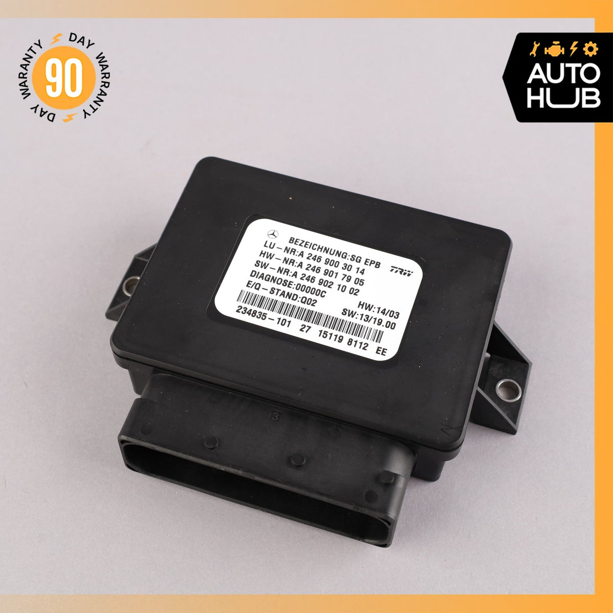 14-20 Mercedes X156 GLA250 GLA45 Electronic Parking Brake Control Module OEM 71k - photo 2
