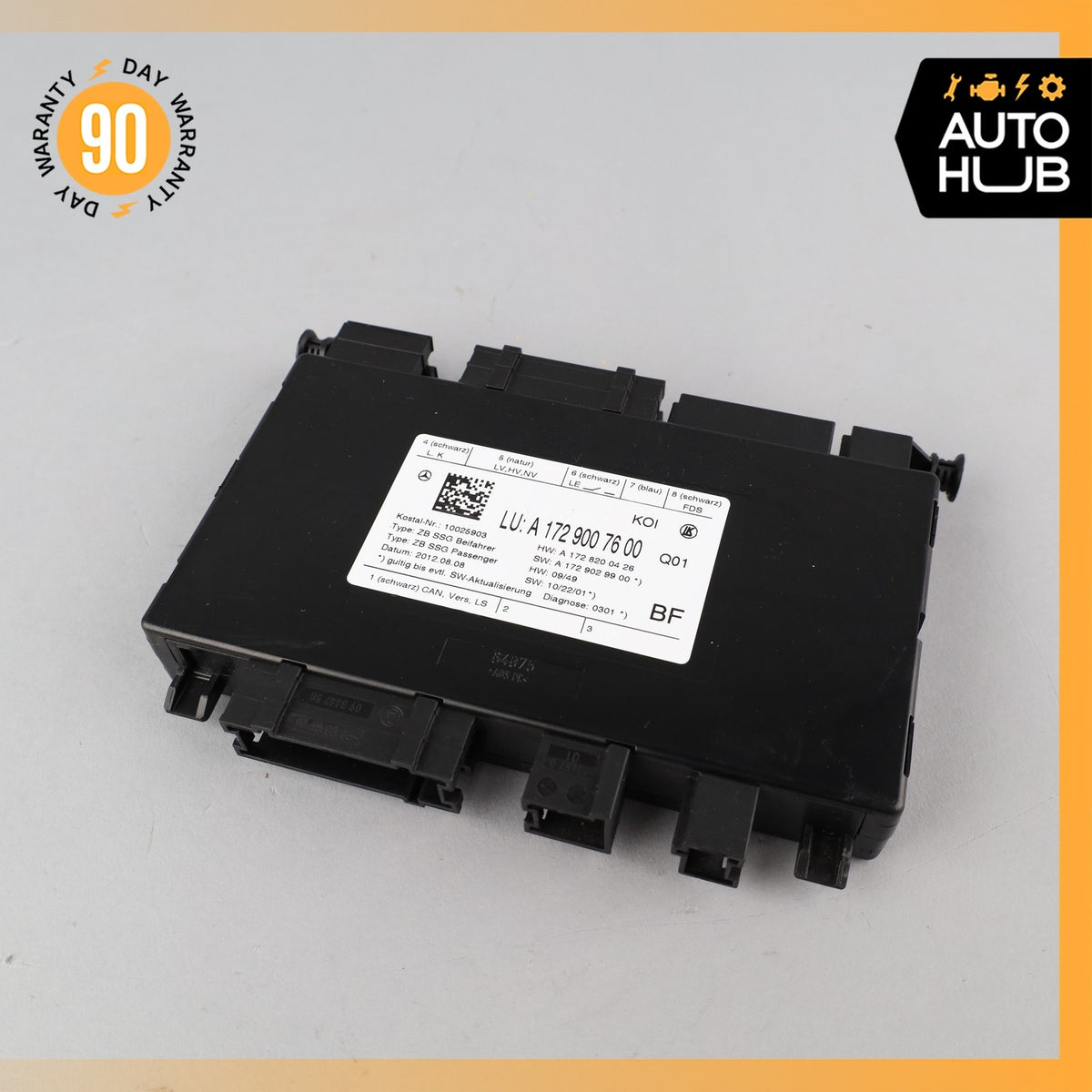 Mercedes W212 E350 SLK250 C350 Seat Control Module Front Right Side OEM 67k - photo 2
