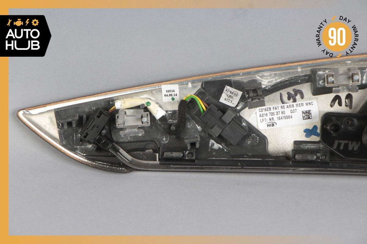 Mercedes W218 CLS400 CLS550 Front Right Side Seat Switch Trim Cover Wood OEM - photo 8