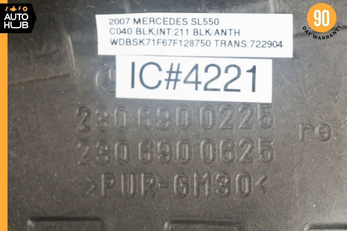 07-12 Mercedes R230 SL550 SL55 Front Right Interior Trim Panel A Pillar Gray OEM - photo 12