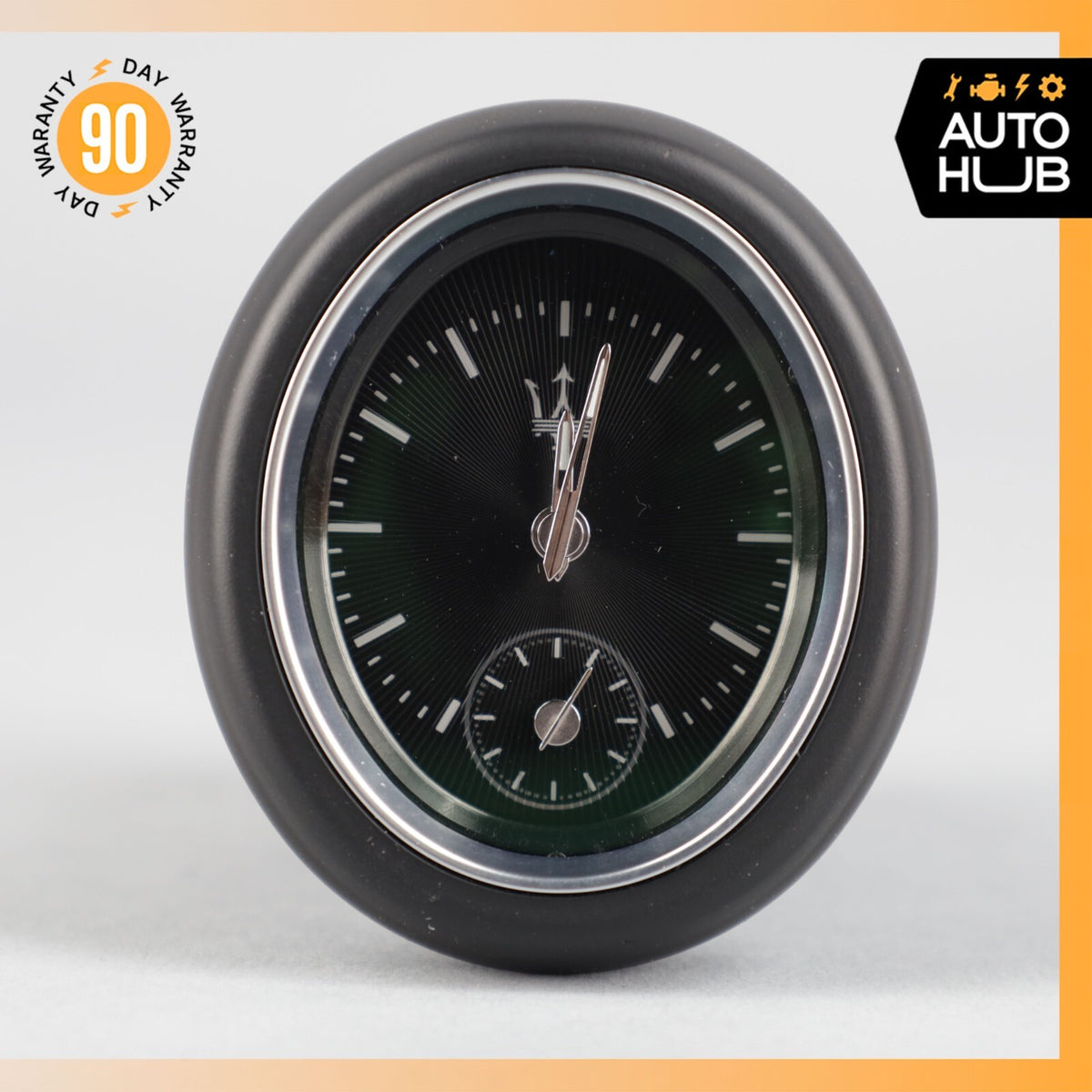 17-20 Maserati Levante M161 Center Dashboard Analog Clock OEM 73k - photo 3