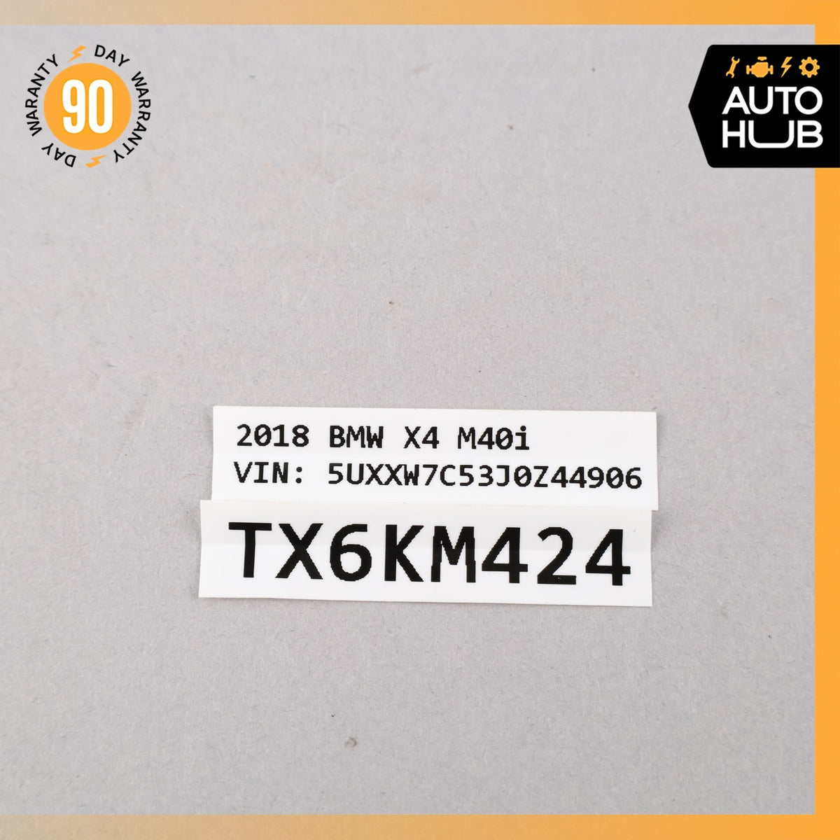15-18 BMW F26 X4 3.0L Oxygen O2 Lambda Heat Sensor 11787596908 OEM - photo 11