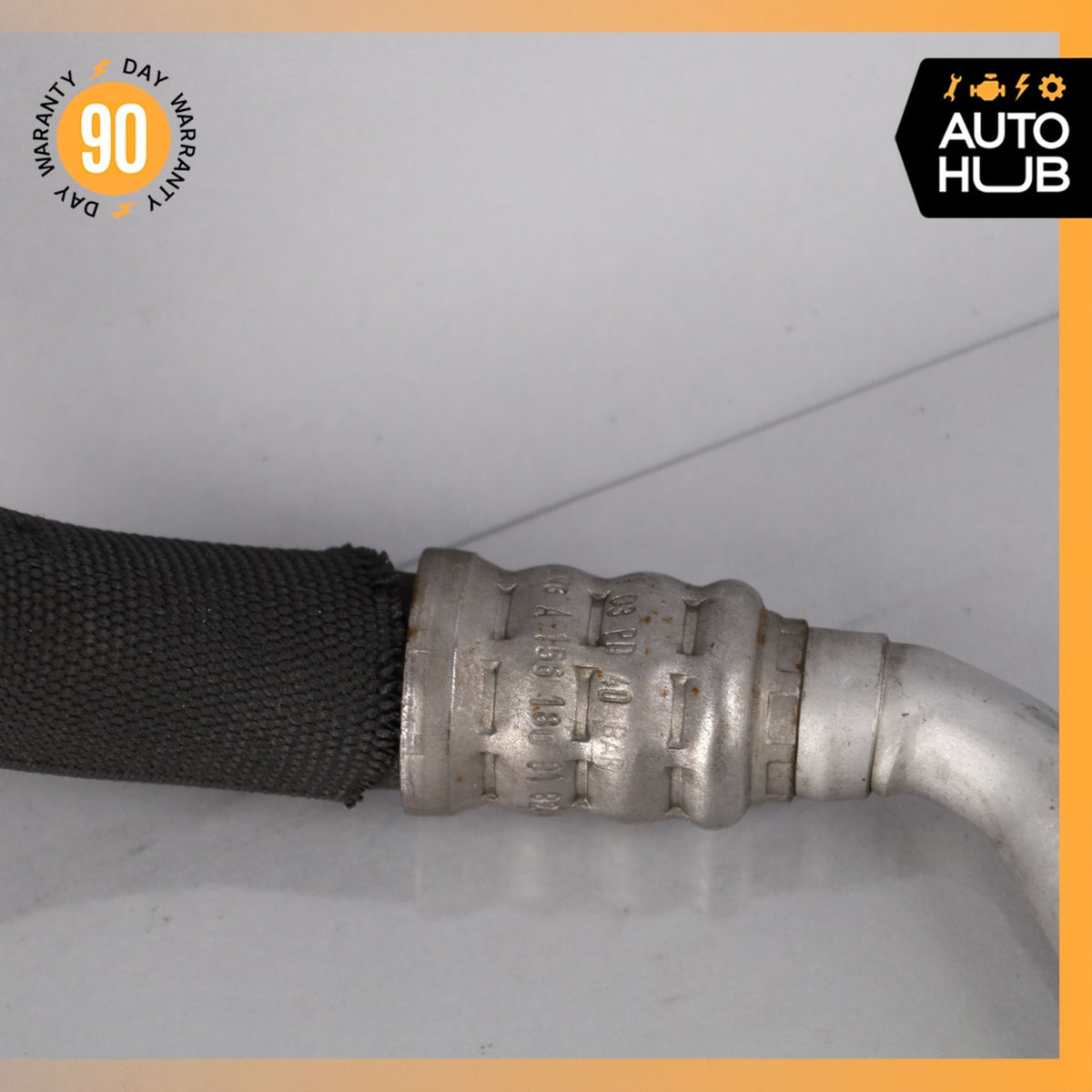 07-11 Mercedes W164 ML63 Engine Right Oil Cooler Hose Line Pipe 1561800182 OEM - photo 5