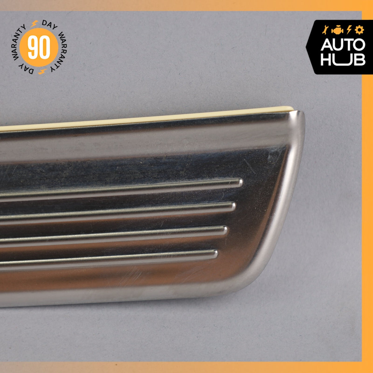 14-20 Mercedes W222 S600 S550 Rear Left Illuminated Door Step Sill Panel OEM - photo 6