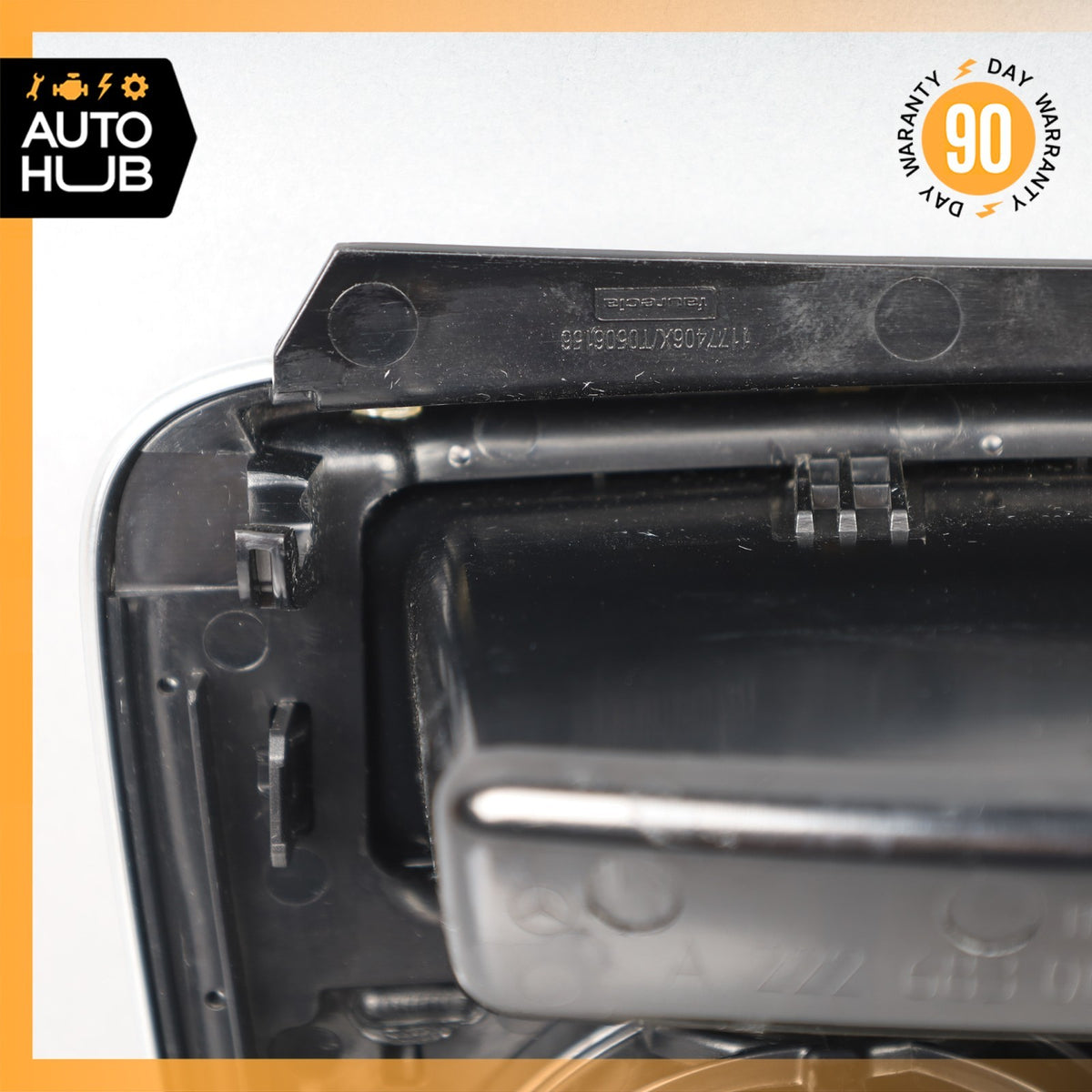 14-20 Mercedes W222 S550 Sedan Rear Center Console AC Air Vent Trim Black OEM - photo 12