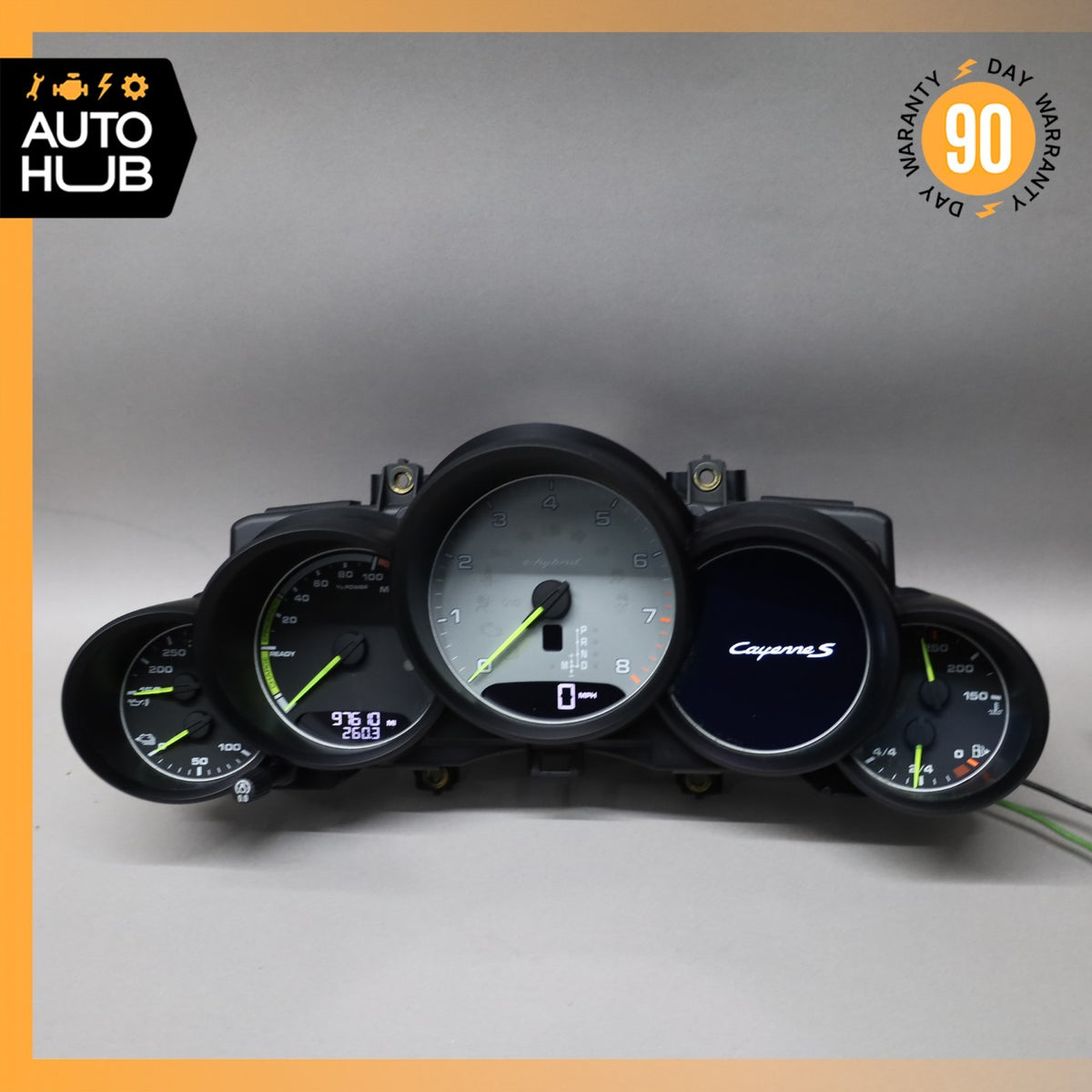 15-16 Porsche Cayenne 958 E-Hybrid Instrument Speedometer Cluster OEM 97k - photo 10