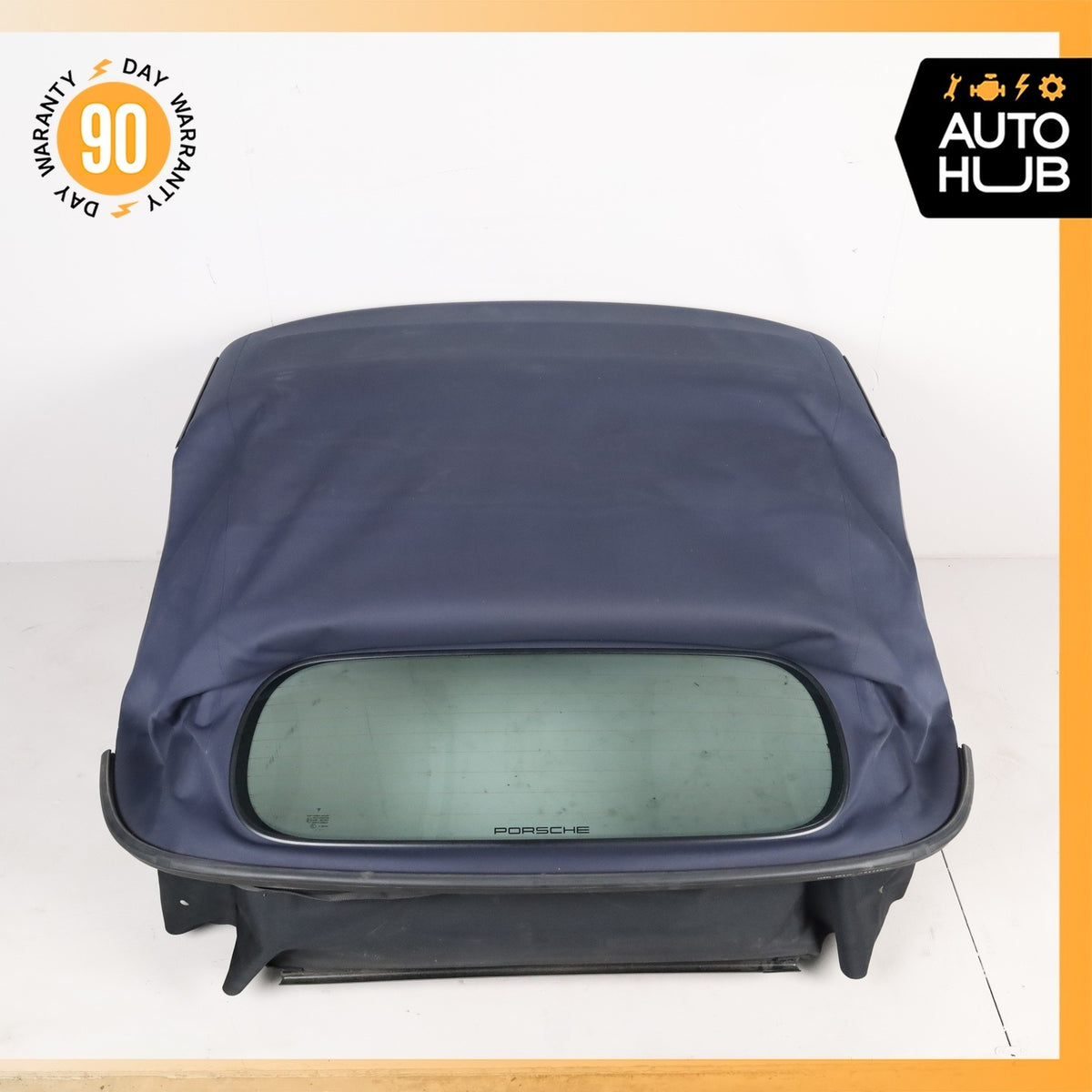 05-08 Porsche Boxster 987 Convertible Soft Top Roof Blue OEM 62k - photo 2