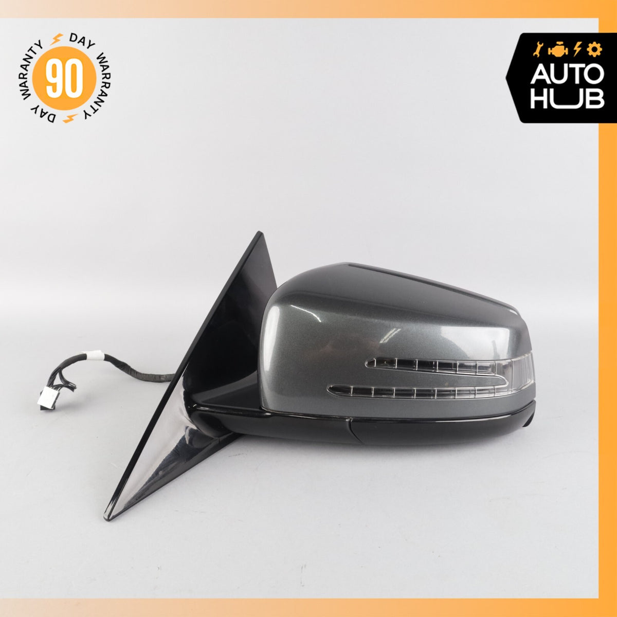 10-17 Mercedes W207 E350 E550 Left Side Rear View Door Mirror w/Blind Spot OEM - photo 7