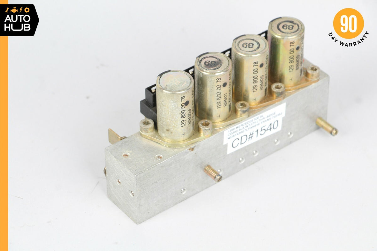 90-02 Mercedes R129 SL500 SL600 Left Side Top Hydraulic Valve Block Solenoid OEM - photo 4