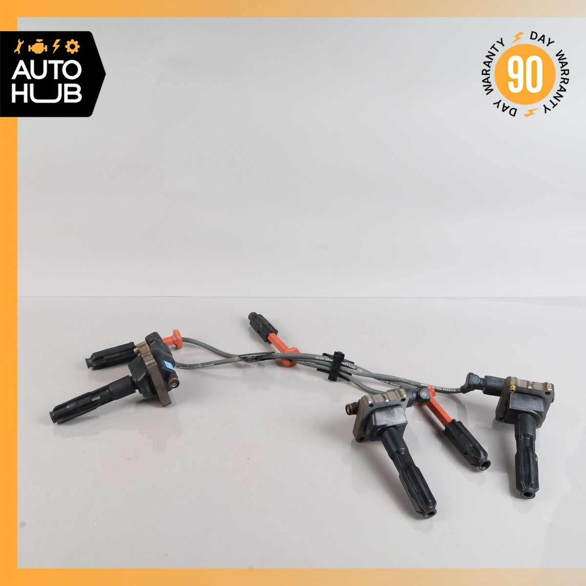 93-00 Mercedes W140 S320 SL320 SLK230 Engine Ignition Wire Coil Set OEM - photo 2
