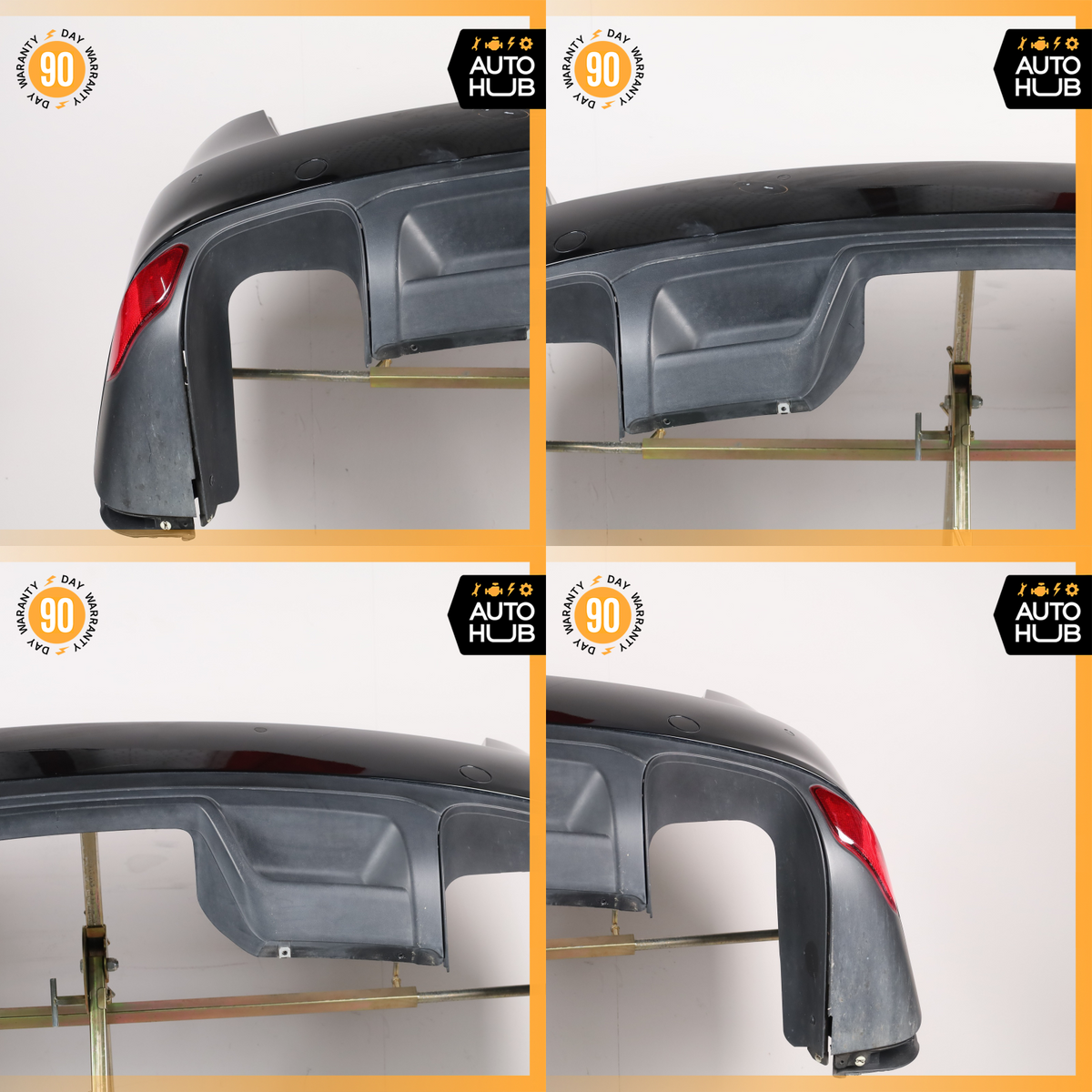 11-14 Porsche Cayenne 958 Rear Bumper Cover Assembly Black OEM - photo 18