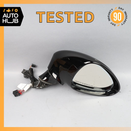 14-16 Porsche Panamera 970 Right Passenger Rear View Door Mirror w/ Blind Spot - photo 1