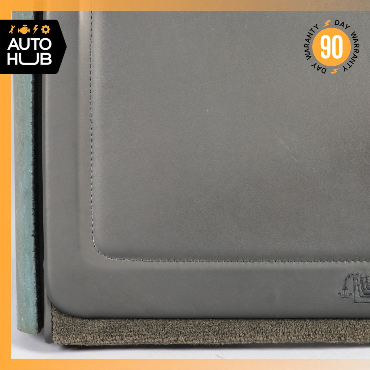 03-06 Bentley Continental GT Seat Back Cover Panel Front Right Side Black OEM - photo 2