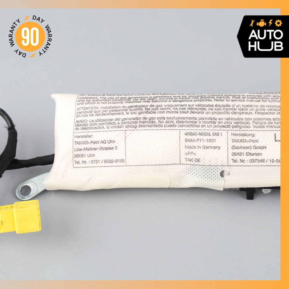 11-18 Porsche Cayenne 958 Front Left Driver Side Seat Airbag 7P0880241A OEM 98k - photo 4