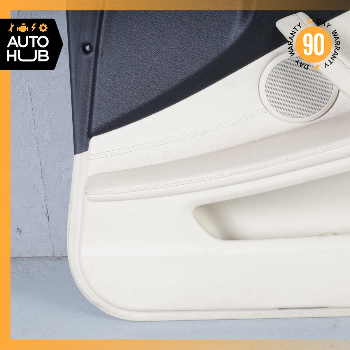 08-10 BMW E60N 528i 550i 535i Front Right Side Interior Door Panel Beige OEM 78k - photo 5