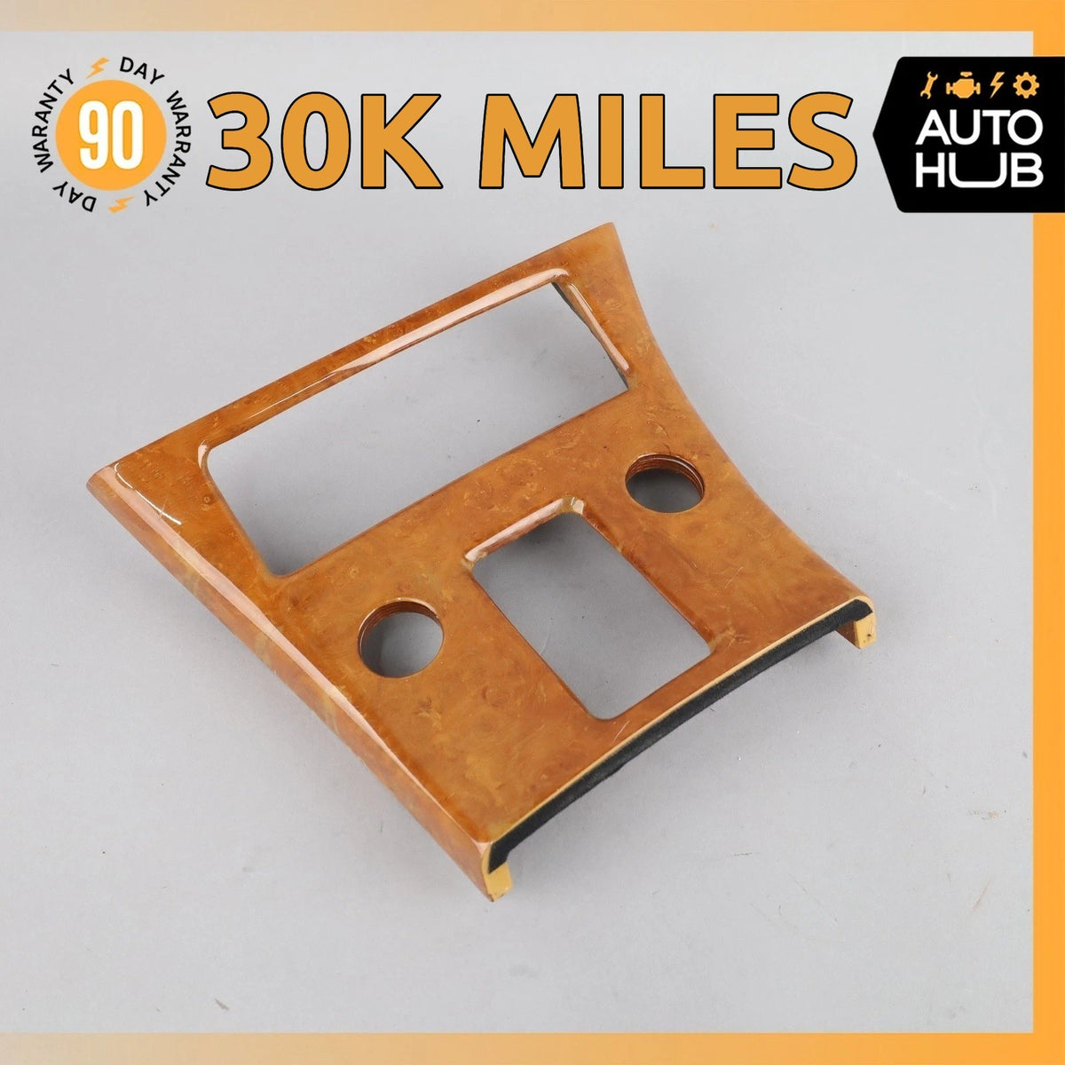 99-04 Bentley Arnage Center Console Ashtray Trim Panel Wood OEM 30k - photo 1