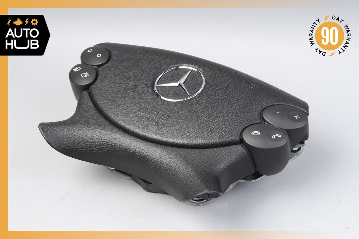 Mercedes R230 SL500 SL55 AMG CLK500 E350 Steering Wheel Airbag Air Bag Black OEM - photo 7