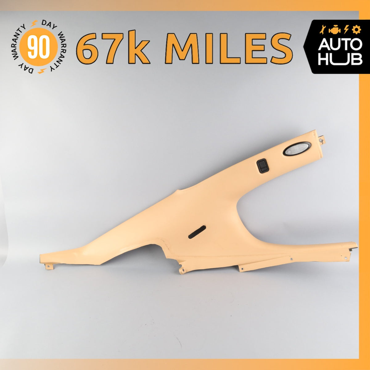 02-07 Maserati Coupe GT M138 Rear Left Interior Trim Panel C Pillar OEM - photo 1