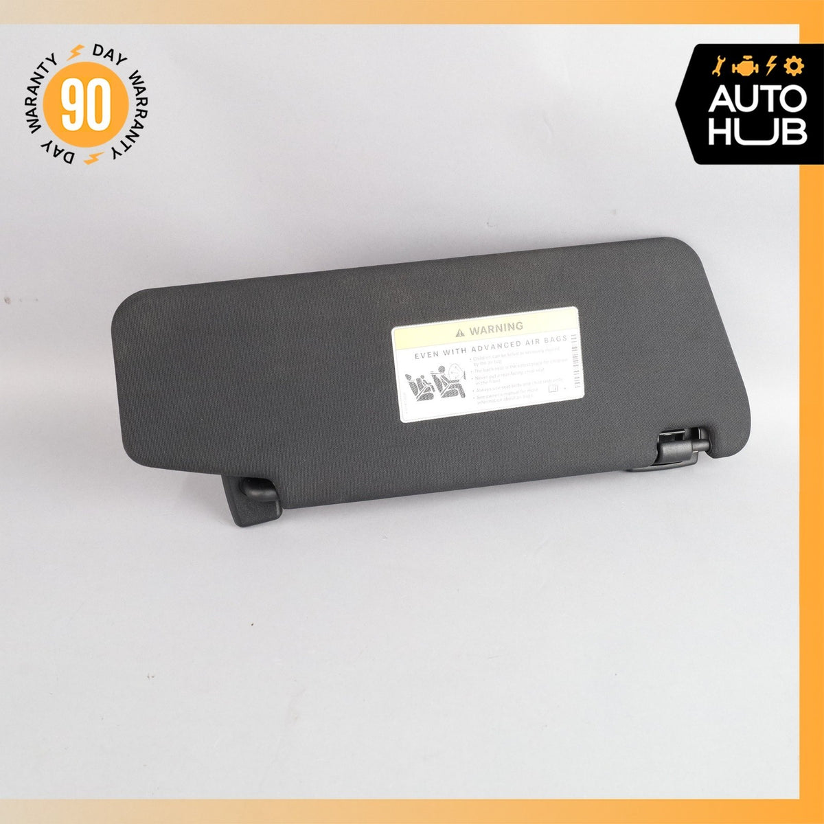 12-18 Mercedes W218 CLS550 CLS63 Front Left Side Sunvisor Sun Visor Black OEM - photo 2