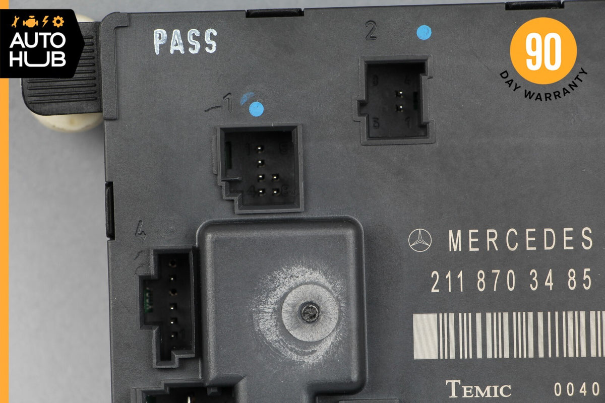 07-09 Mercedes W211 E550 E63 AMG Rear Right Door Control Module 2118703485 OEM - photo 10