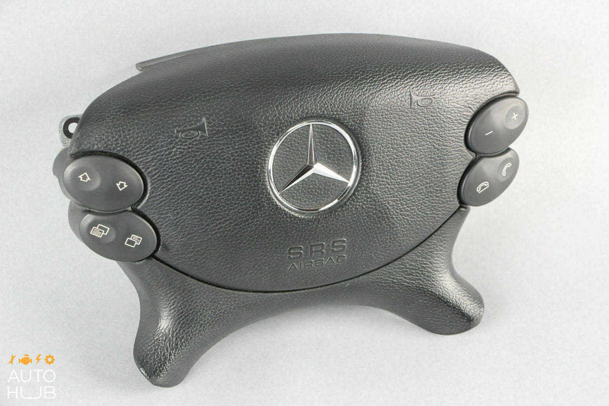 Mercedes W209 CLK500 E350 SL500 Steering Wheel Airbag Air Bag Black OEM - photo 2