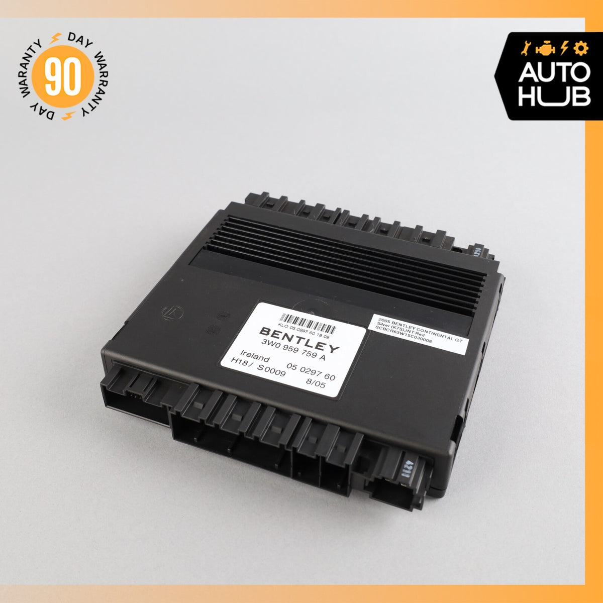 03-11 Bentley Continental GT GTC Front Right Side Seat Control Module OEM 73k - photo 2