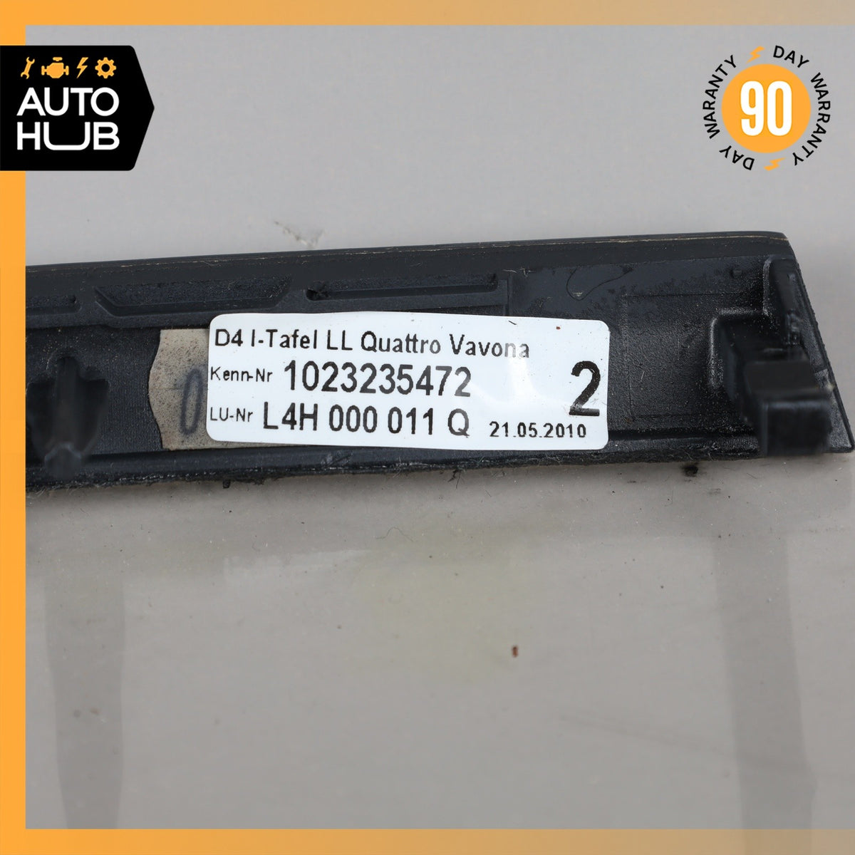 11-17 Audi D4 A8 Left Driver Side Dashboard Dash Trim OEM - photo 6