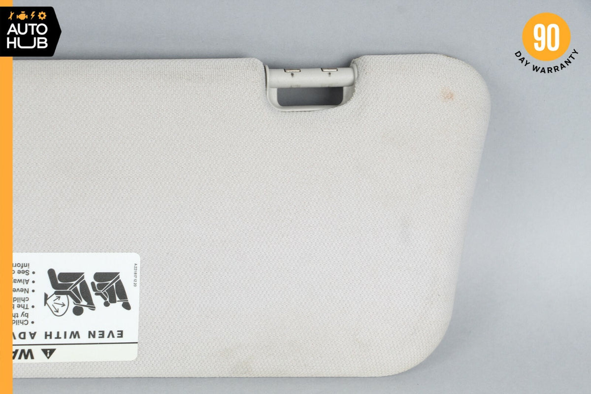 06-11 Mercedes W219 CLS550 CLS500 Front Right Side Sunvisor Sun Visor Gray OEM - photo 5