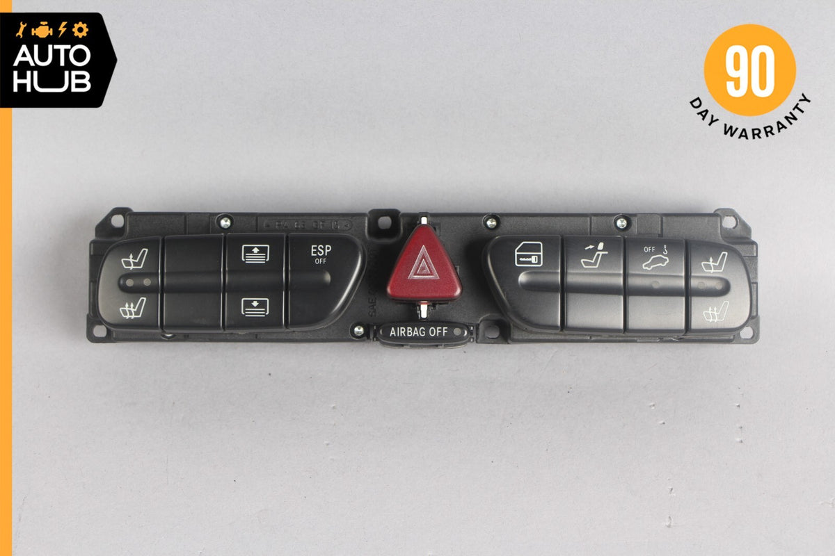 01-04 Mercedes W209 CLK500 C320 Dashboard Control Switch Panel 2038216058 OEM - photo 1