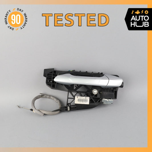 07-13 Mercedes W221 S550 S450 Rear Left Exterior Door Handle Keyless Go OEM - photo 1