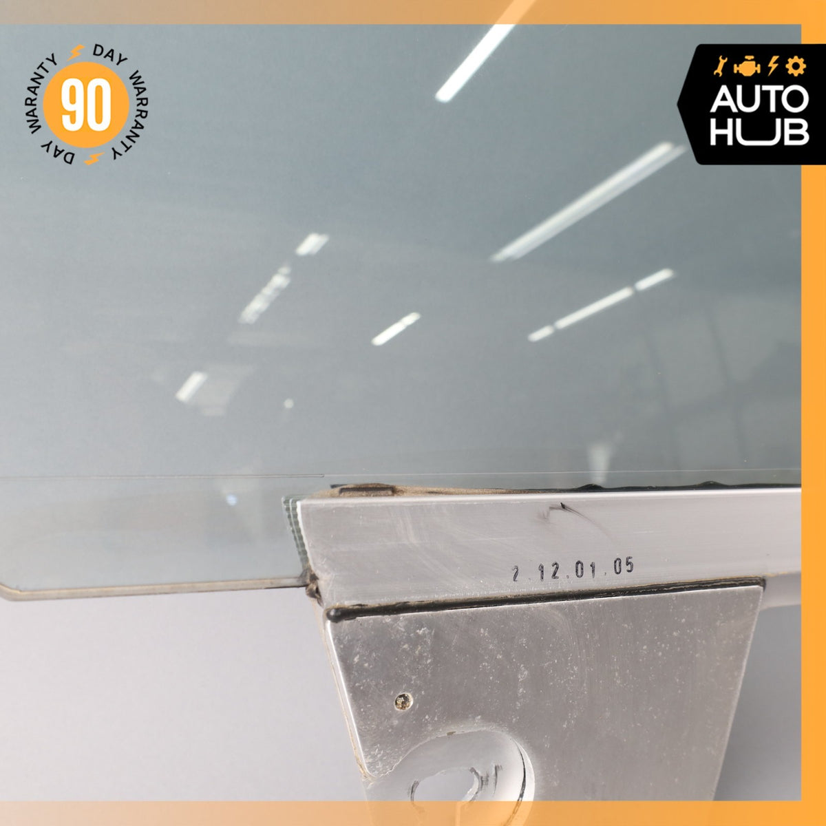 03-10 Bentley Continental GT Coupe Front Right Side Door Window Glass OEM - photo 13